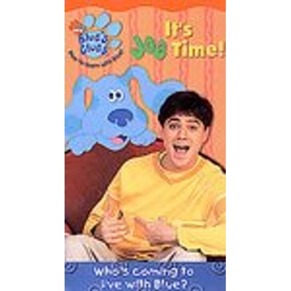 Blues Clues Its Joe Time VHS Nickelodeon Nick Jr Whos Coming to Live with Blue